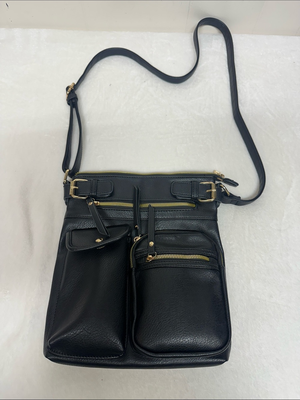 Classic Black Crossbody Shoulder Bag